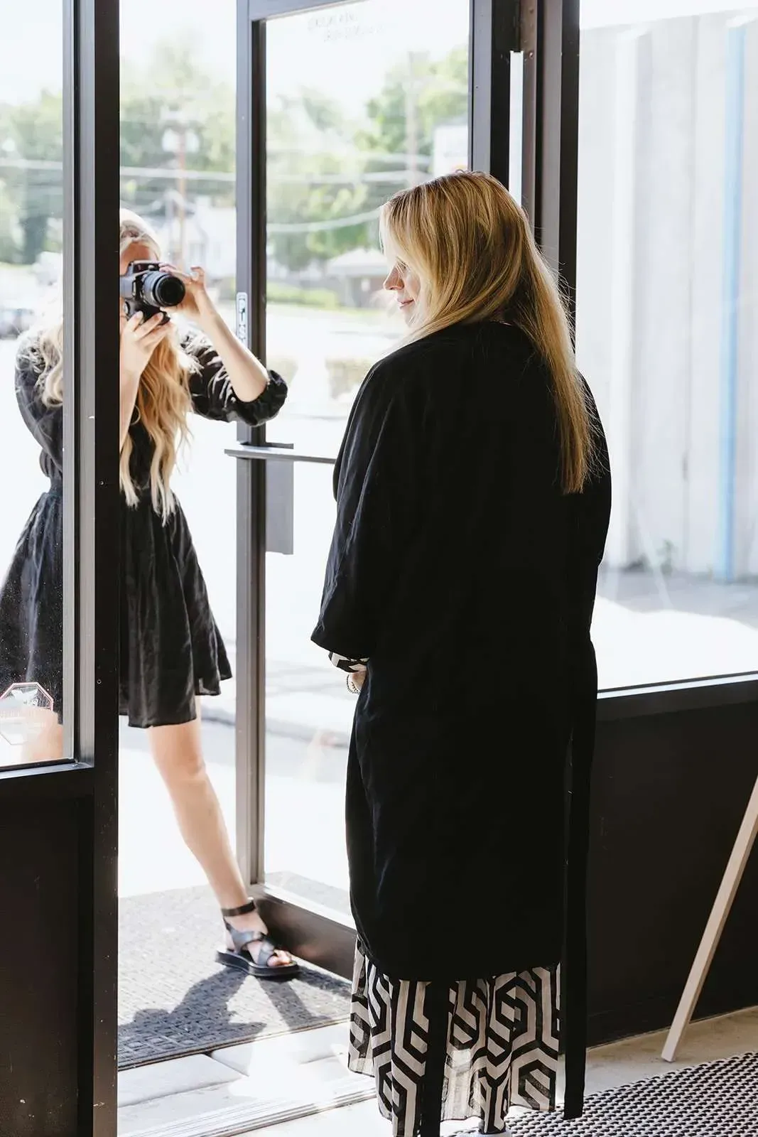 Natural, seamless hair extensions styled at Skandia Kollektiv salon in Salt Lake City