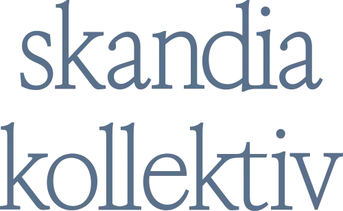 A logo for a company called skandia kollektiv.