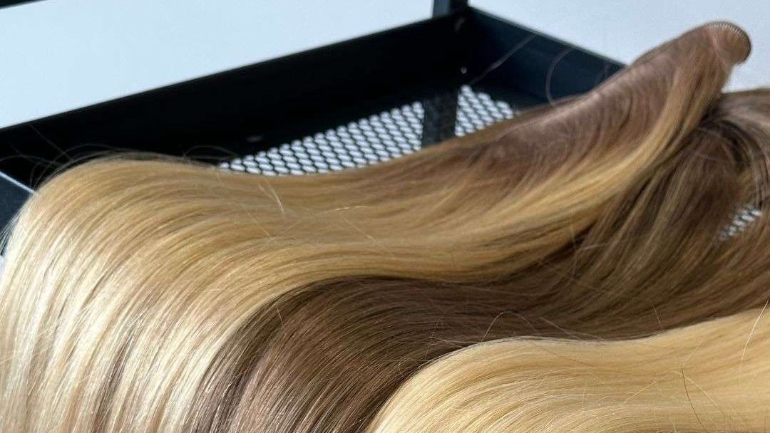 Fine hair transformed with seamless hand-tied and NBR extensions at a Salt Lake City salon